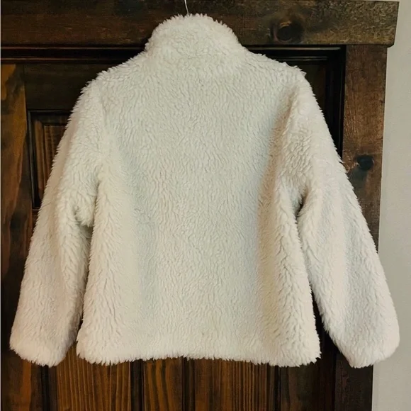 Tommy Hilfiger Women's Size Medium Sherpa Jacket Coat OFF WHITE COLOR NEW - Picture 3 of 5
